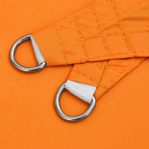 Orange Sonnensegel 2x2x2 m Polyester