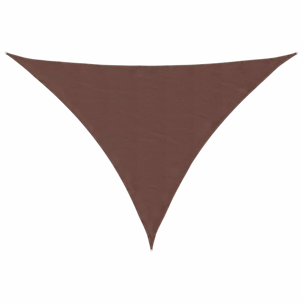 Braunes Sonnensegel 7x5x5 m Polyester Oxford