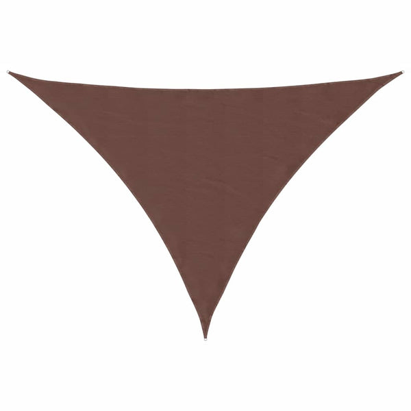 Braunes Sonnensegel 7x5x5 m Polyester Oxford