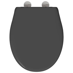 Anthrazit Toilettensitz Duroplast 47x37 cm