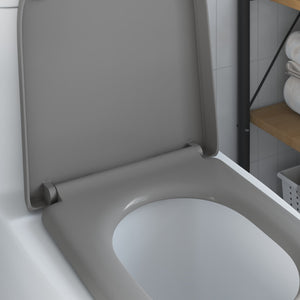 Grauer Toilettensitz Duroplast