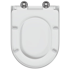 Toilettensitz Weiß Duroplast 49x36 cm