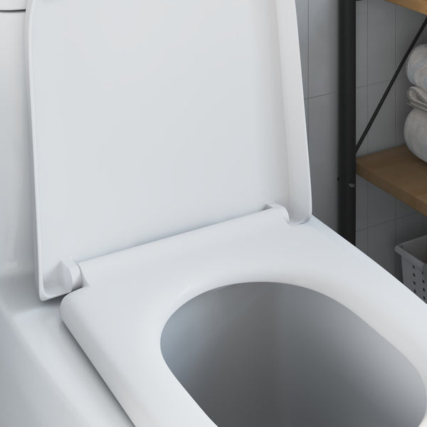 Toilettensitz Weiß Duroplast 49x36 cm