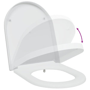 Toilettensitz Weiß Duroplast 49x36 cm