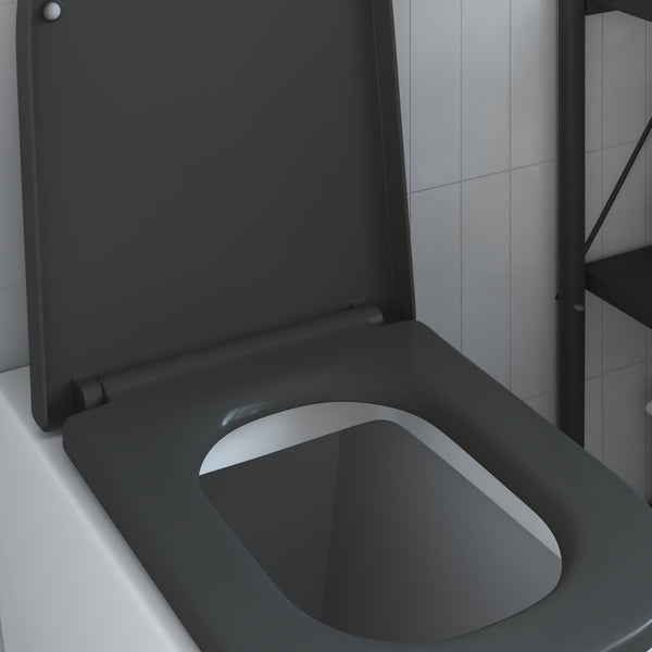 Anthrazit Toilettensitz Duroplast