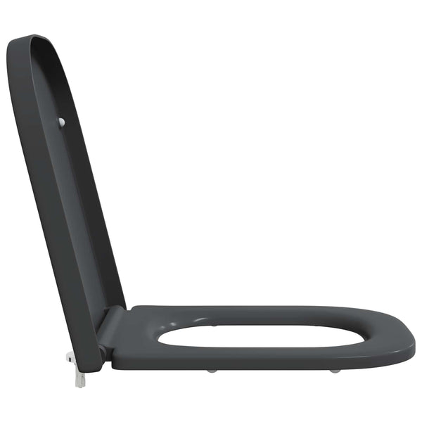 Anthrazit Toilettensitz Duroplast
