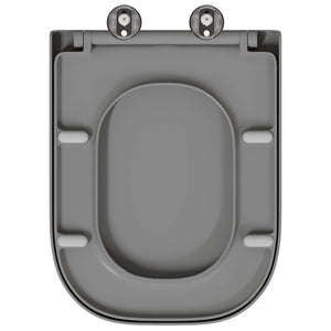 Toilettensitz Grau Duroplast