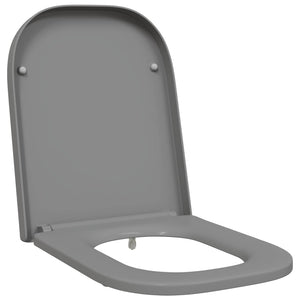 Toilettensitz Grau Duroplast