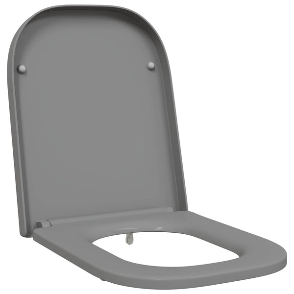 Toilettensitz Grau Duroplast