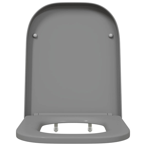 Toilettensitz Grau Duroplast
