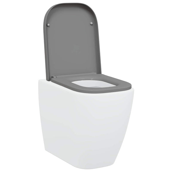 Toilettensitz Grau Duroplast
