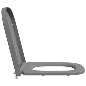 Toilettensitz Grau Duroplast