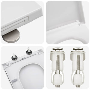 Toilettensitz Weiß Duroplast