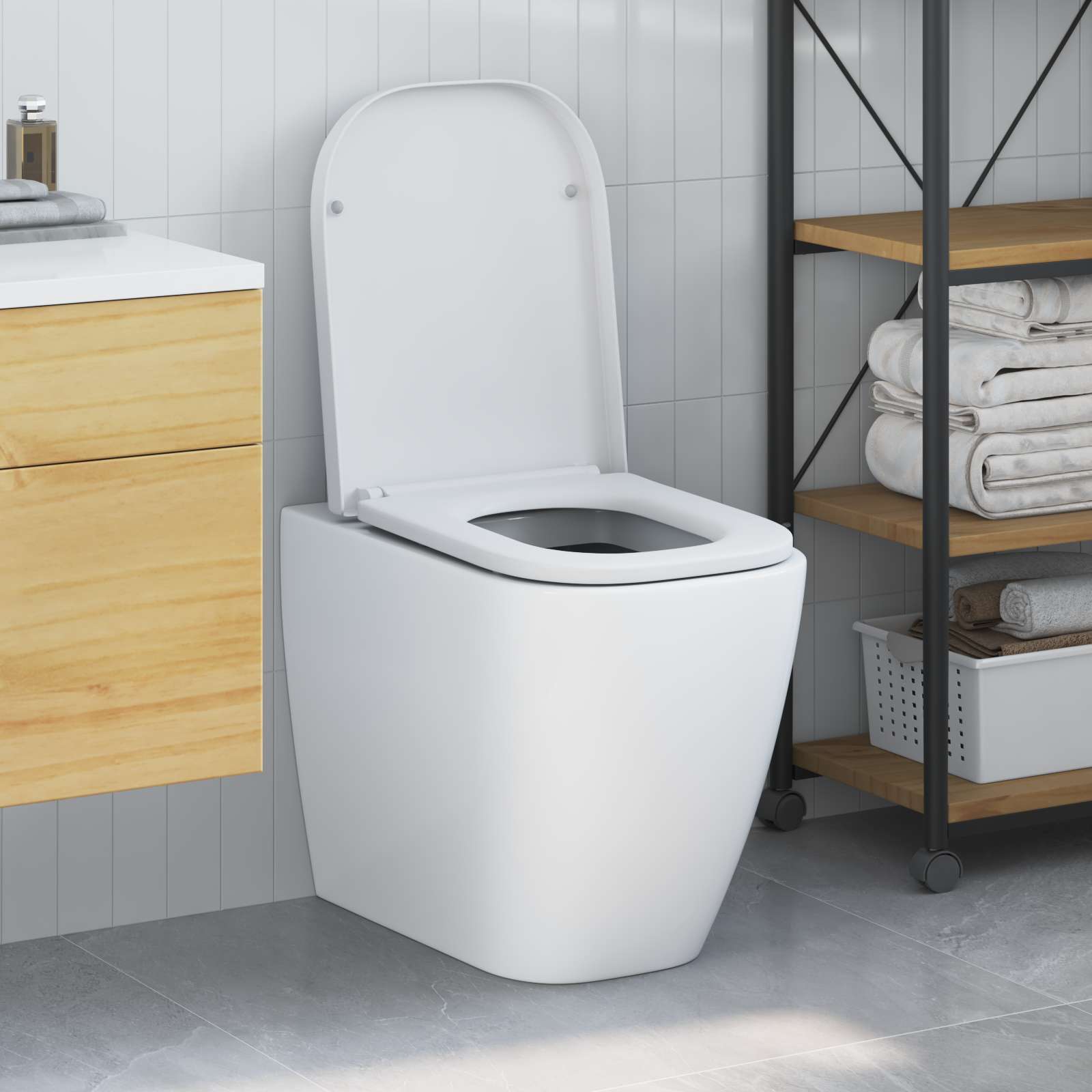 Toilettensitz Weiß Duroplast