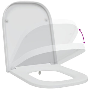 Toilettensitz Weiß Duroplast