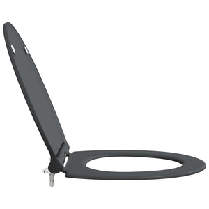 Anthrazit Toilettensitz Duroplast 47x37,5 cm