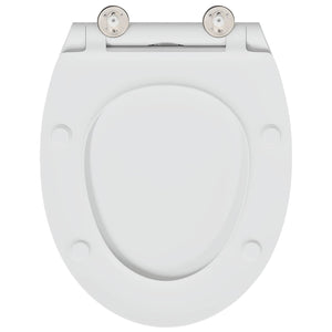 WC-Sitz Weiß Duroplast 47x37,5 cm