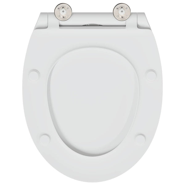 WC-Sitz Weiß Duroplast 47x37,5 cm