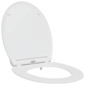 WC-Sitz Weiß Duroplast 47x37,5 cm