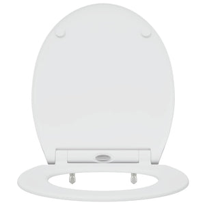 WC-Sitz Weiß Duroplast 47x37,5 cm
