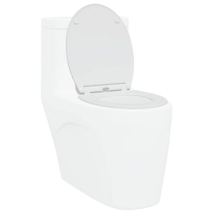 WC-Sitz Weiß Duroplast 47x37,5 cm