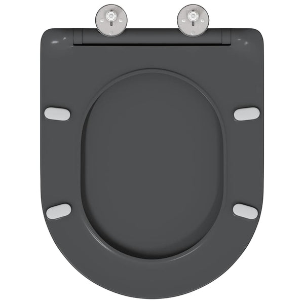 Anthrazit Toilettensitz Duroplast