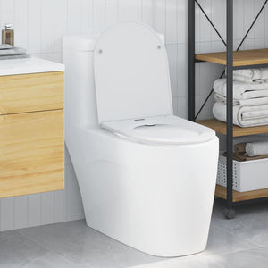 Toilettensitz Weiß Duroplast 47x36 cm