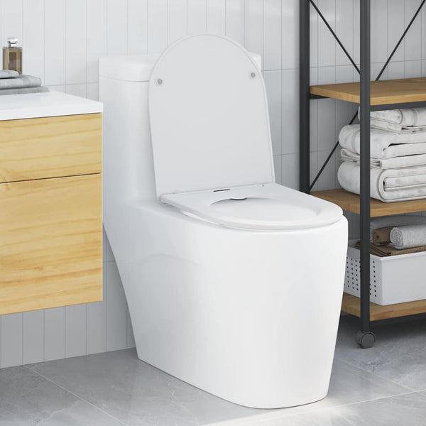 Toilettensitz Weiß Duroplast 47x36 cm