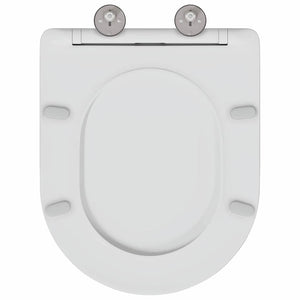 Toilettensitz Weiß Duroplast 47x36 cm