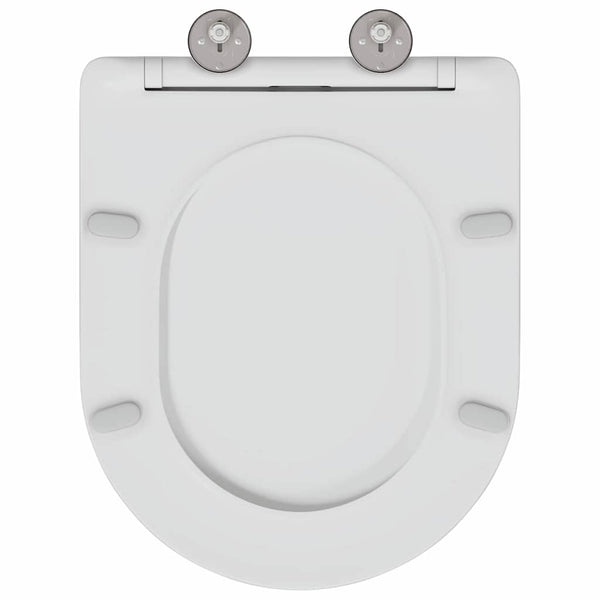 Toilettensitz Weiß Duroplast 47x36 cm