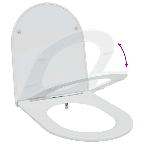 Toilettensitz Weiß Duroplast 47x36 cm