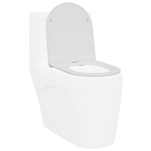 Toilettensitz Weiß Duroplast 47x36 cm