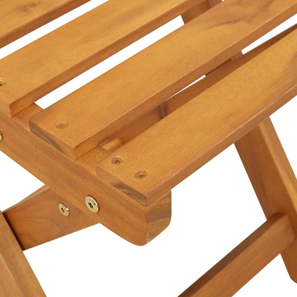 vidaXL Chaises de bistro d'extérieur avec coussins 6 pcs Bois d'acacia massif