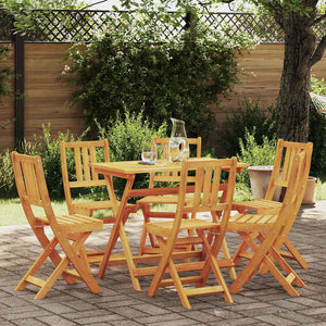 vidaXL Chaises de bistro d'extérieur avec coussins 6 pcs Bois d'acacia massif
