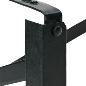 Bier Tischbeine Schwarz 75cm – 2er Set