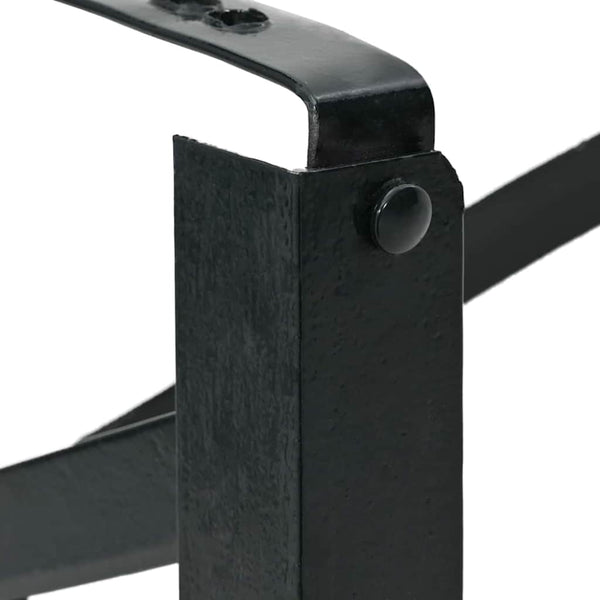 Bier Tischbeine Schwarz 75cm – 2er Set