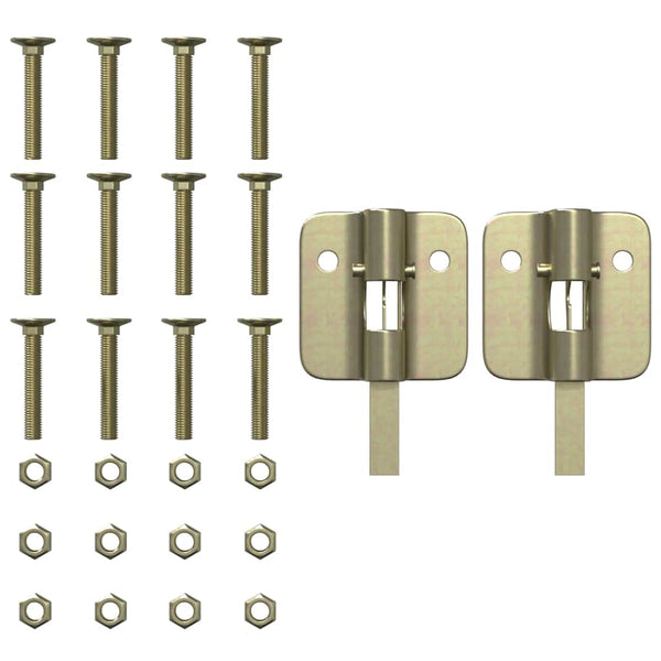 Bier Tischbeine Schwarz 75cm – 2er Set