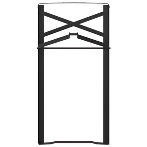 Bier Tischbeine Schwarz 75cm – 2er Set