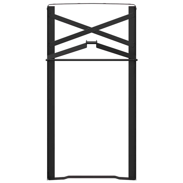 Bier Tischbeine Schwarz 75cm – 2er Set