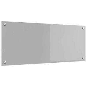 Küchenrückwand Hellgrau Glas 100x40cm