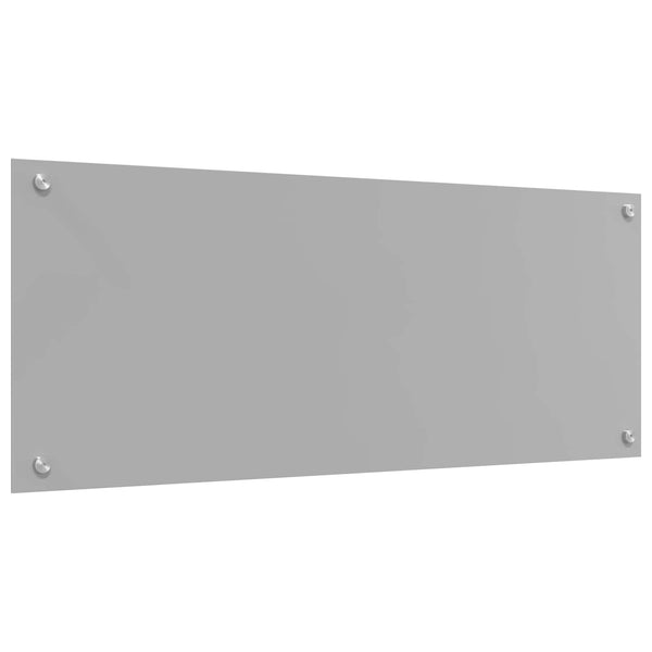 Küchenrückwand Hellgrau Glas 100x40cm