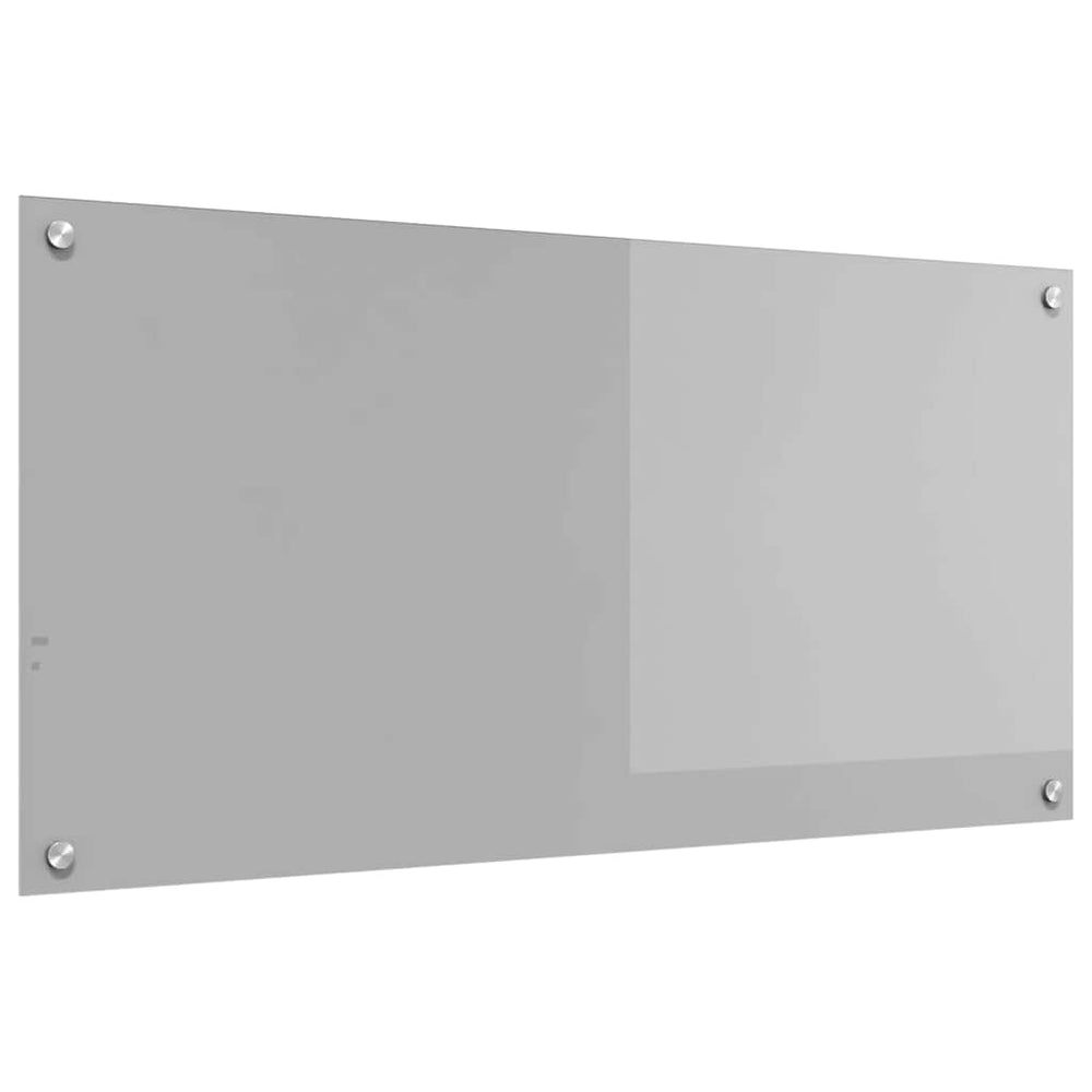 Küchenrückwand Hellgrau Glas 100x50cm