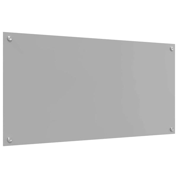 Küchenrückwand Hellgrau Glas 100x50cm