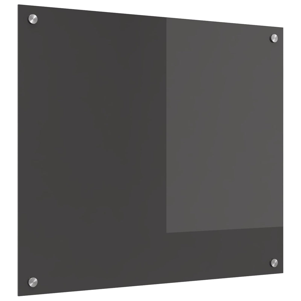 Küchenrückwand Dunkelgrau Glas 70x60 cm
