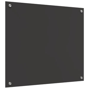 Küchenrückwand Dunkelgrau Glas 70x60 cm