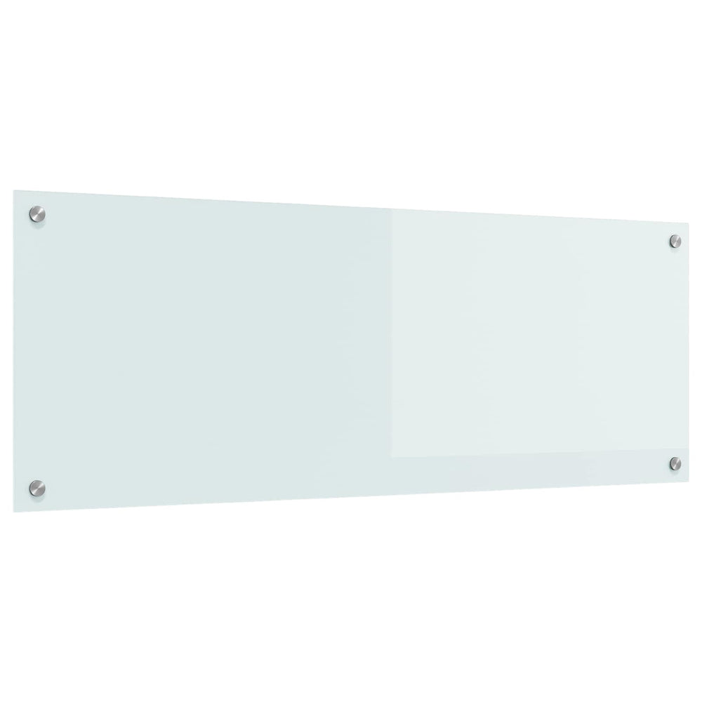 Küchenrückwand Weiß Glas 110x40cm