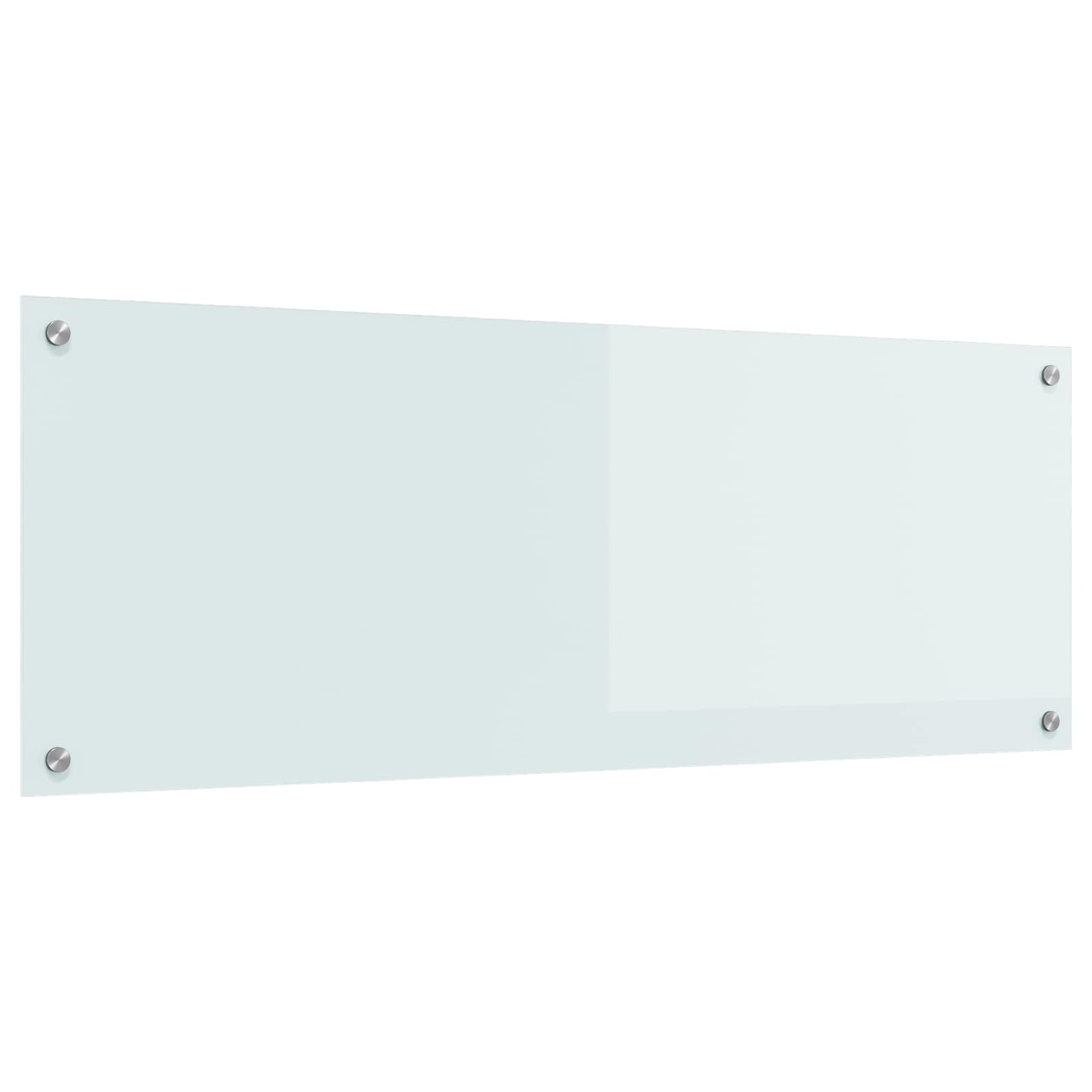 Küchenrückwand Weiß Glas 110x40cm