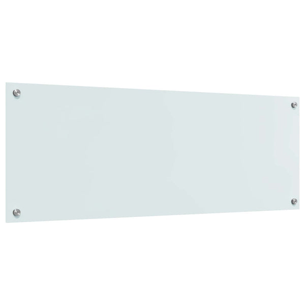 Küchenrückwand Weiß Glas 110x40cm