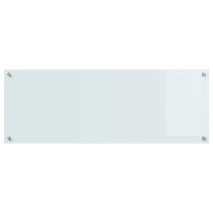 Küchenrückwand Weiß Glas 110x40cm
