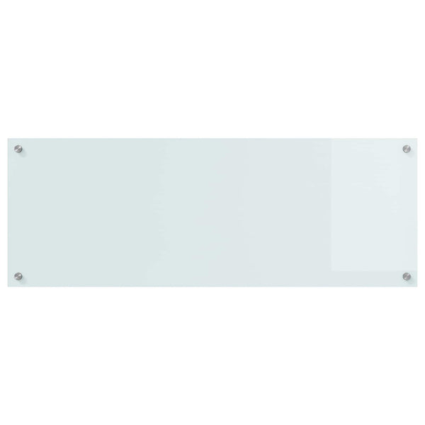 Küchenrückwand Weiß Glas 110x40cm